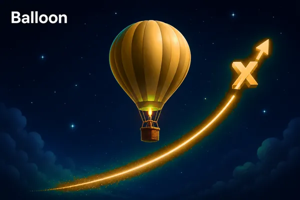 Balloon crash game at 1Win