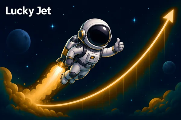 Lucky Jet crash game at 1Win