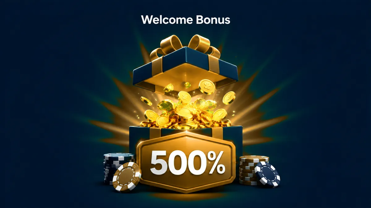 1Win 500% welcome bonus for India
